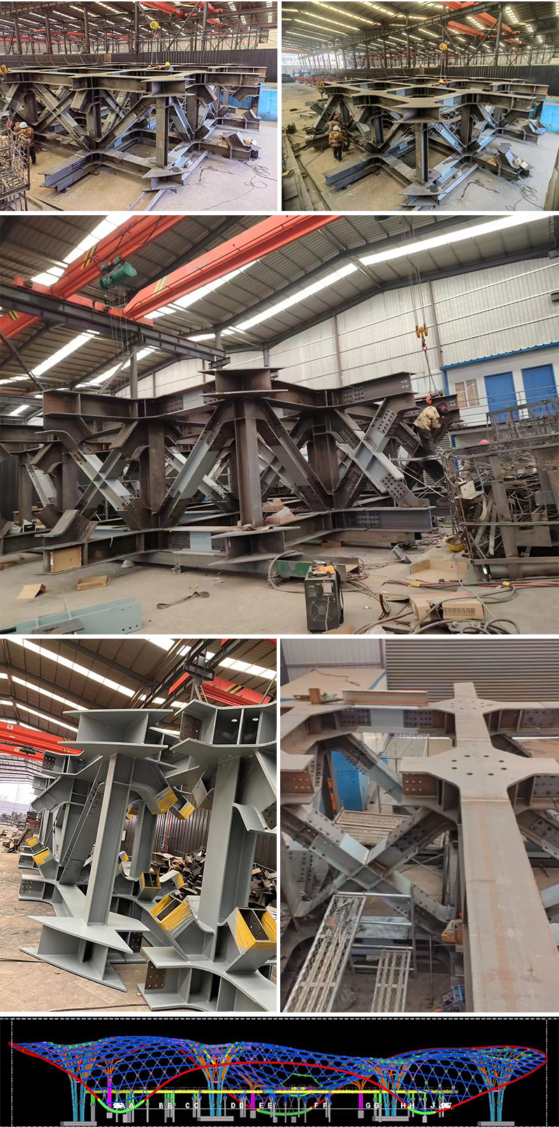 三峡恒基能脉瓜州70万千瓦“光热储能+”东吸热塔陇南钢结构项目